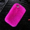 IPhone 6 Plus/6S Plus Back Case Faux Fur Hair Soft Warm Hot Pink