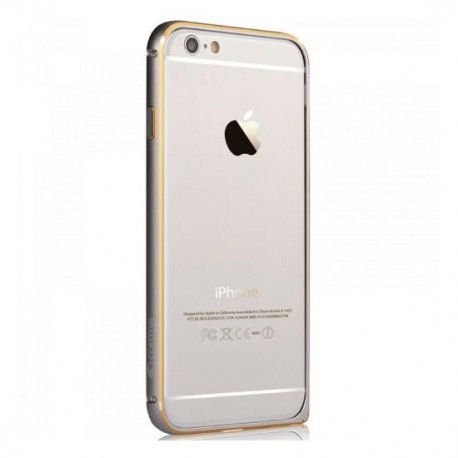 IPhone 6 Plus/6S Plus Halo Series Metal Bumper Silver