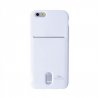 IPhone 6 Plus/6S Plus Card Pocket Jelly Case White