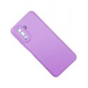 Huawei Nova Y70 Silky And Soft Touch Finish Silicone Case Purple