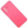 Huawei Nova Y70 Silky And Soft Touch Finish Silicone Case Hot Pink