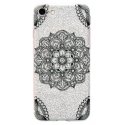 IPhone 7/8/SE 2020 Silicone Case Flower Glitter Silver