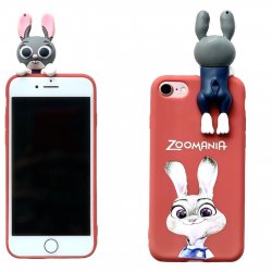 IPhone 7/8/SE 2020 Silicone Case Zoomania Red