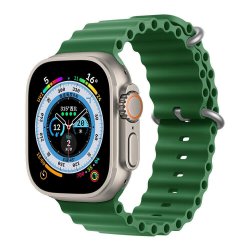 Apple Watch Ocean Band Strap 44/45/49 mm Green