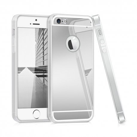 IPhone 7 Plus/8 Plus Mirror Case Silver Reflective