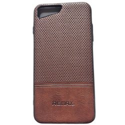 IPhone 7 Plus/8 Plus Remax Leather Case Brown