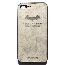 IPhone 7 Plus/8 Plus Pattern Cloth Case Batman Grey
