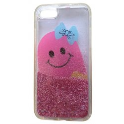 IPhone 7/8/SE 2020 Silicone Case Liquid Glitter Pink