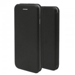 IPhone 7 Plus/8 Plus Book Leather Case Magnet Hard Black