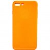 IPhone 7 Plus/8 Plus Silicone Case Super Slim with LO Orange