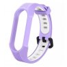 Xiaomi Mi Band 5/6/7 Two-color Twill Strap Purple/Grey