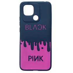 Xiaomi Redmi 10C Silicone Case Black Pink