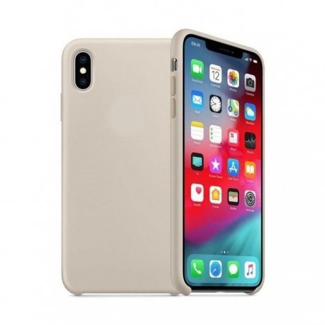 IPhone X/XS Sillicone Oem Case Stone