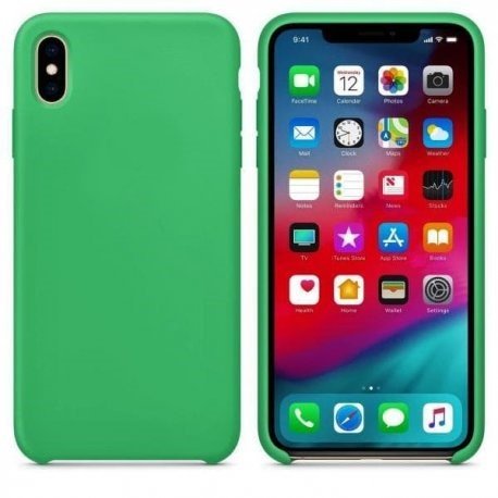 IPhone X/XS Sillicone Oem Case Light Green