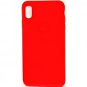 IPhone XS Max Silicone Case LO Super Slim Red