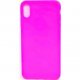 IPhone XS Max Silicone Case Super Slim Pink