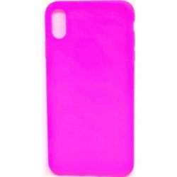 IPhone XS Max Silicone Case LO Super Slim Pink