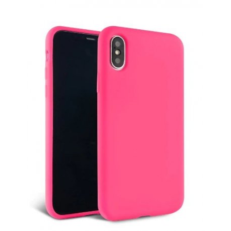 IPhone XS Max Silky And Soft Touch Silicone Cover Hot Pink