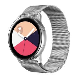 Samsung Galaxy Watch 20mm Strap Milanese Magnetic Silver
