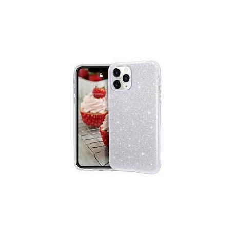 IPhone 11 Siipro Glitter Back Case Pink