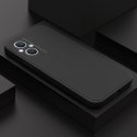 Oppo A96 5G Silky And Soft Touch Silicone Cover Full Camera Protection Black