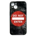 IPhone 14 Electroplated Case Do Not Enter