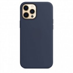 IPhone 12 Pro Max Sillicone Oem Case Dark Blue