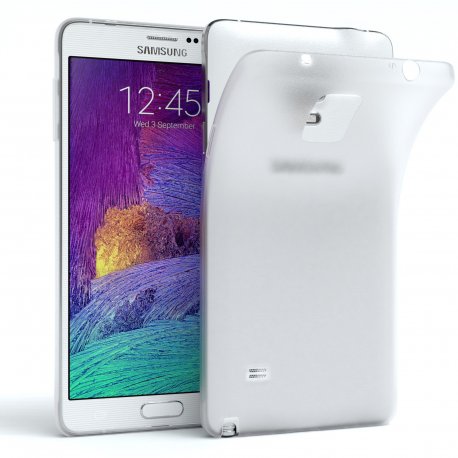 Samsung Galaxy Note 4 N910 Silicone Case Matte Transperant
