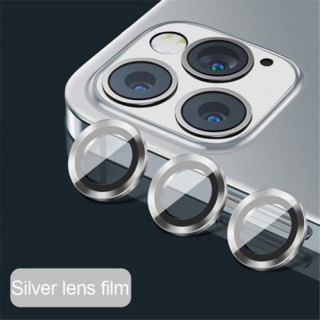 IPhone 14 Pro/14 Pro Max Ring Camera Protective Tempered Glass Silver