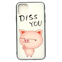 IPhone 11 Pro Max Plastic Case Diss You White