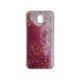 Samsung Galaxy J7 2017 J730 Back Case Liquid Glitter Red