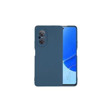 Huawei Nova 9SE Silky And Soft Touch Silicone Cover Dark Blue