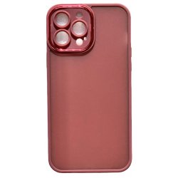 IPhone 13 Pro Max Ultra Hybrid Matte Back Cover Case Burgundy