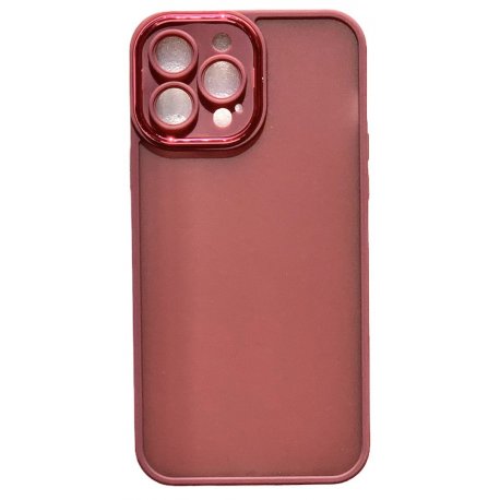 IPhone 13 Pro Max Ultra Hybrid Matte Back Cover Case Burgundy