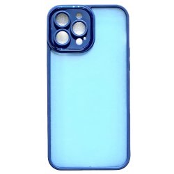 IPhone 13 Pro Max Ultra Hybrid Matte Back Cover Case Blue