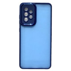 Samsung Galaxy A52 A525 Ultra Hybrid Matte Back Cover Case Blue