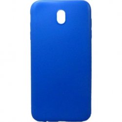 Samsung Galaxy J6 2018 J600 Silky And Soft Touch Silicone Cover Case Blue