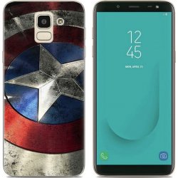 Samsung Galaxy J6 2018 J600 Electroplated Case Captain America