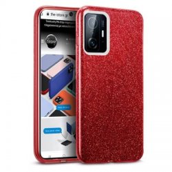 Xiaomi 12 Pro Silicone Case Glitter Red