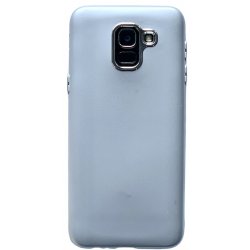 Samsung Galaxy J6 2018 J600 Silicone IC Soft Case Silver