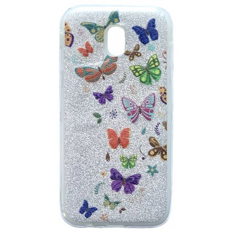 Samsung Galaxy J5 2017 J530 Glitter Case Butterfly