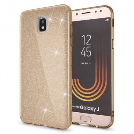 Samsung Galaxy J5 2017 J530 Glitter Case Gold