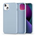 IPhone 14 Plus Silky And Soft Touch Silicone Cover Baby Blue