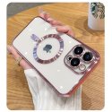 IPHONE 14 Plus Luxury MagSafe Case RoseGold
