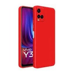 Vivo Y21/Y21S/Y33S Silicone Case Red