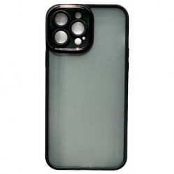 IPhone 14 Pro Ultra Hybrid Matte Back Cover Case Black