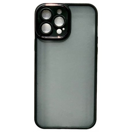 IPhone 14 Pro Ultra Hybrid Matte Back Cover Case Black