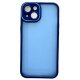 IPhone 14 Plus Ultra Hybrid Matte Back Cover Case Blue