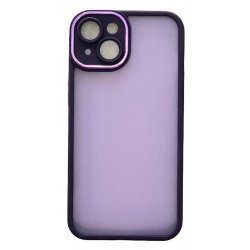 IPhone 14 Ultra Hybrid Matte Back Cover Case Dark Purple