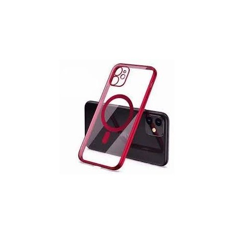 IPhone 14 Luxury MagSafe Case Red